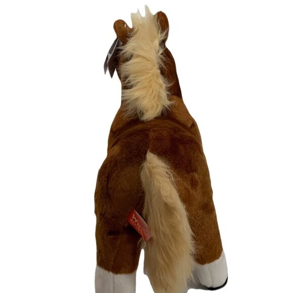 NEW Wild Republic Cuddlekins 12" Brown Equestrian Horse Plush Toy Stuffed Animal - Picture 5 of 5